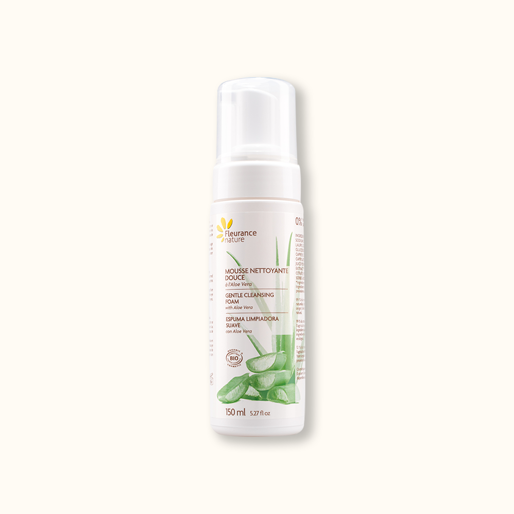 Fleurance Gentle Cleansing Foam with Aloe Vera